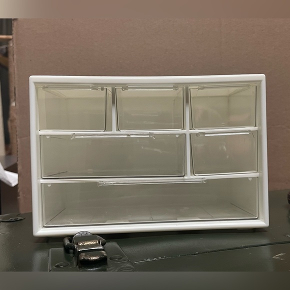 White Storage Container - Picture 1 of 4